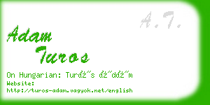 adam turos business card